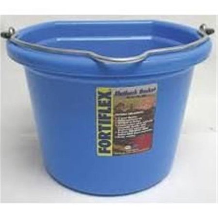 FORTRESS INDUSTRIES LLC Fortex Industries 1625158 8 qt. Sapphire Blue Flat Back Bucket 1625158